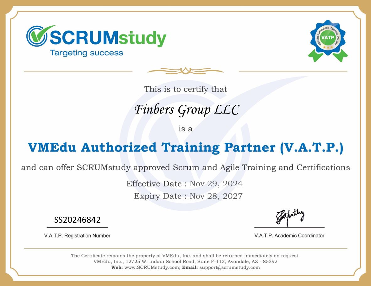 Scrum Certificate